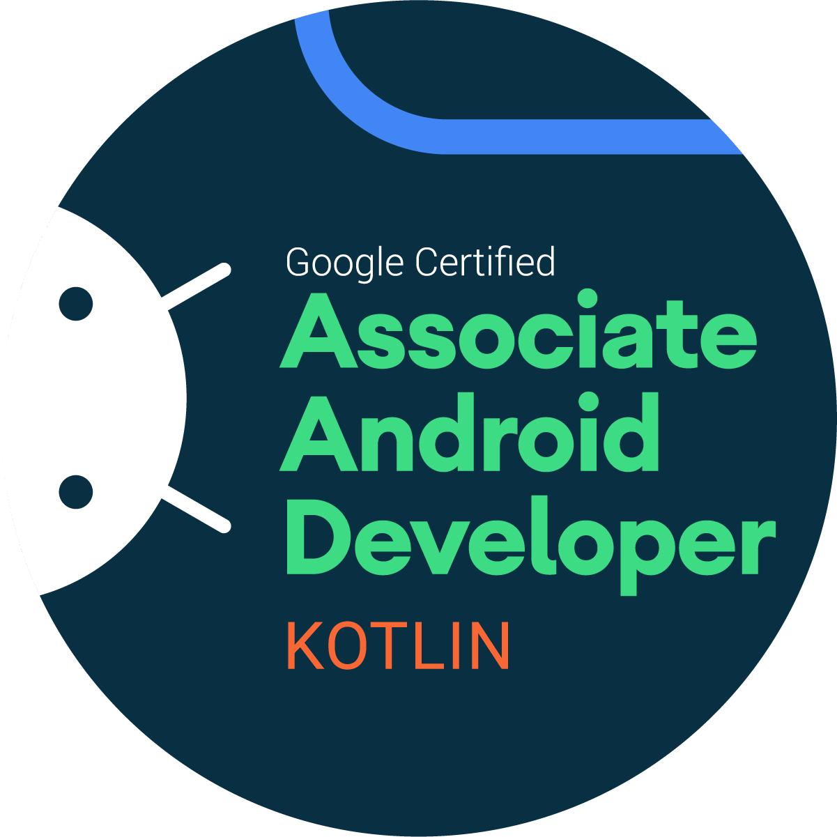 Associate Android Developer badge